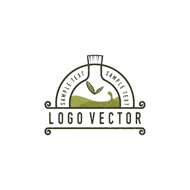 Download Free Essential Oil Bottle Vintage Logo Premium Vector Use our free logo maker to create a logo and build your brand. Put your logo on business cards, promotional products, or your website for brand visibility.