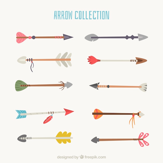 Free Vector | Ethnic arrows pack