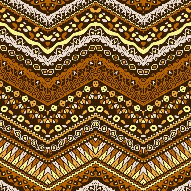 Ethnic pattern with zigzag Vector | Free Download