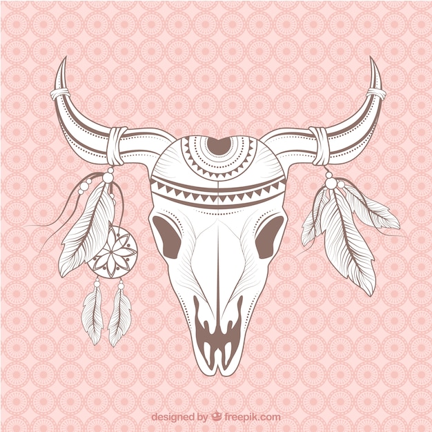 Download Ethnical animal skull | Free Vector