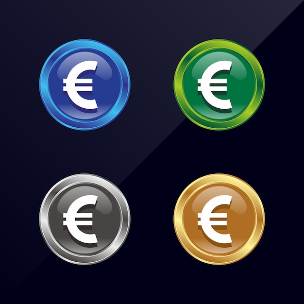 Euro logo | Premium Vector
