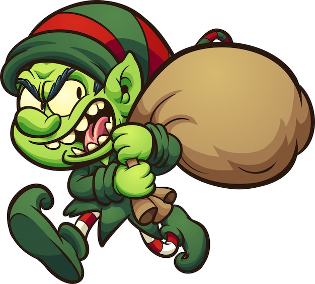 Premium Vector Evil elf