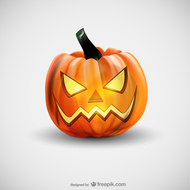 Download Evil Halloween pumpkin Vector | Free Download