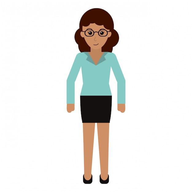 Premium Vector | Executive businesswoman cartoon