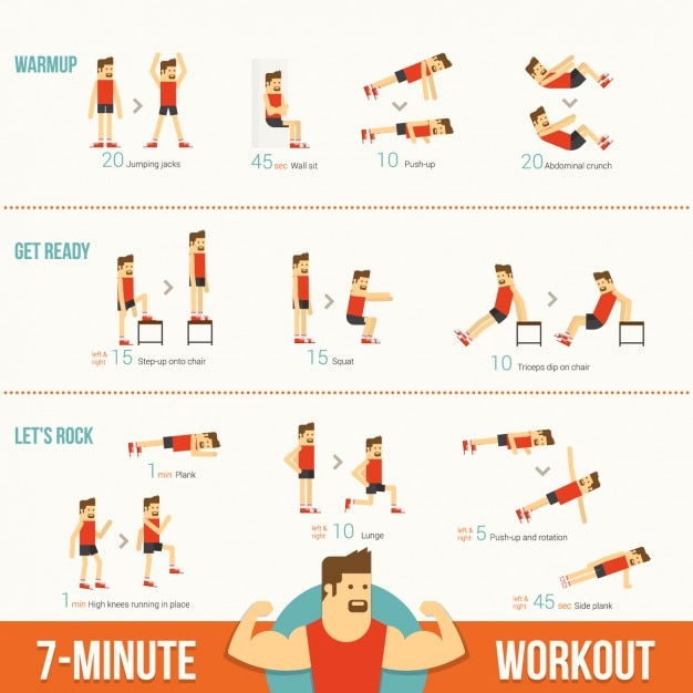 Exercises infographic template