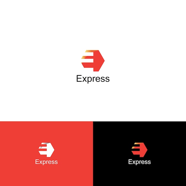 Express icon logo Vector | Premium Download