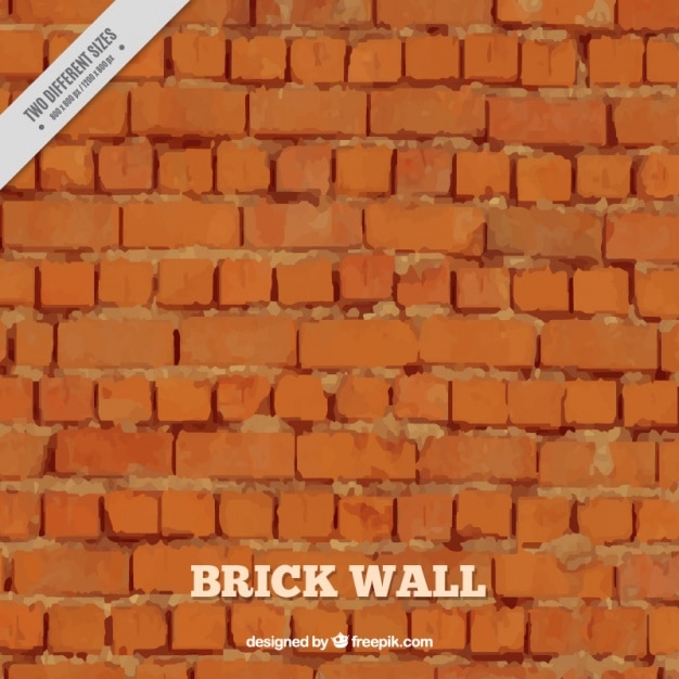 Exterior brick wall