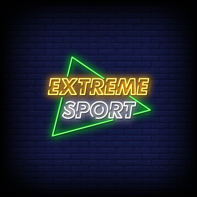 Download Free Extreme Sport Neon Signs Style Text Premium Vector Use our free logo maker to create a logo and build your brand. Put your logo on business cards, promotional products, or your website for brand visibility.