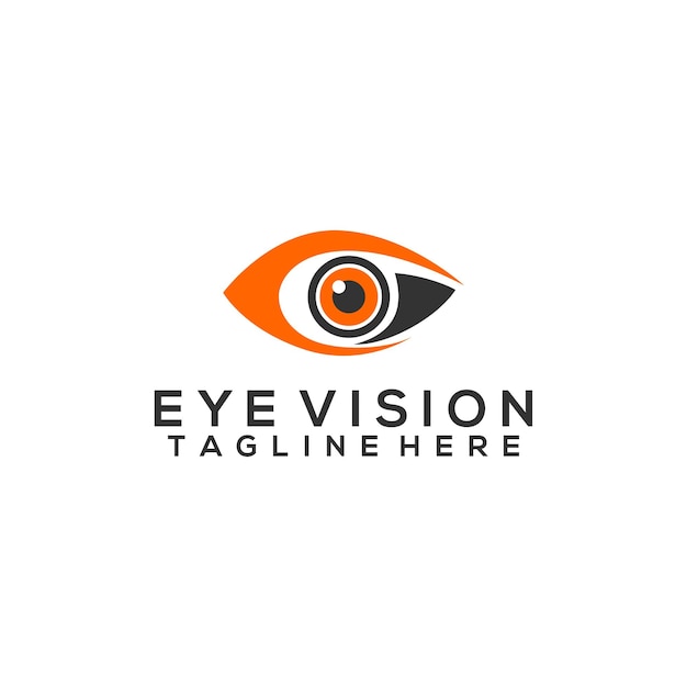 Premium Vector | Eye logo concept vector isolated in white background