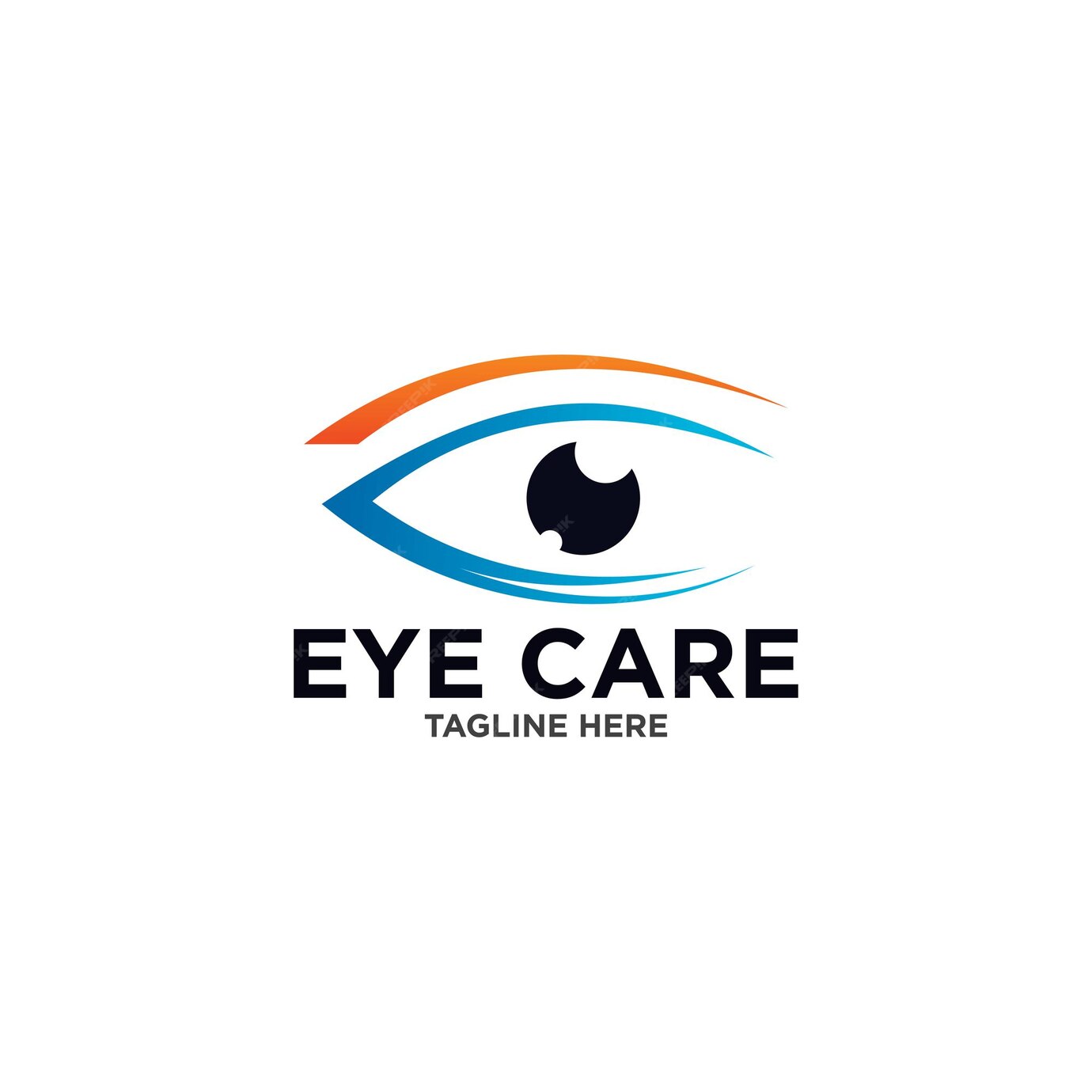 Premium Vector | Eye logo design template