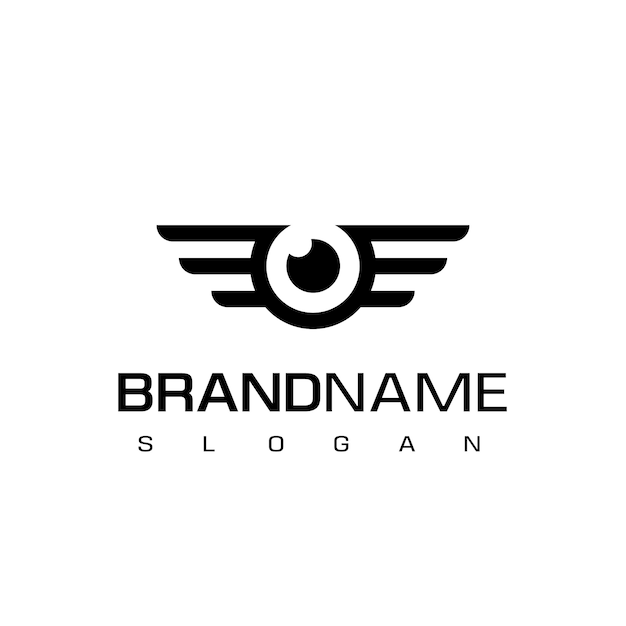 Download Free Eye With Wings Symbol Design For Drone Or Aerial Photography Logo Premium Vector Use our free logo maker to create a logo and build your brand. Put your logo on business cards, promotional products, or your website for brand visibility.