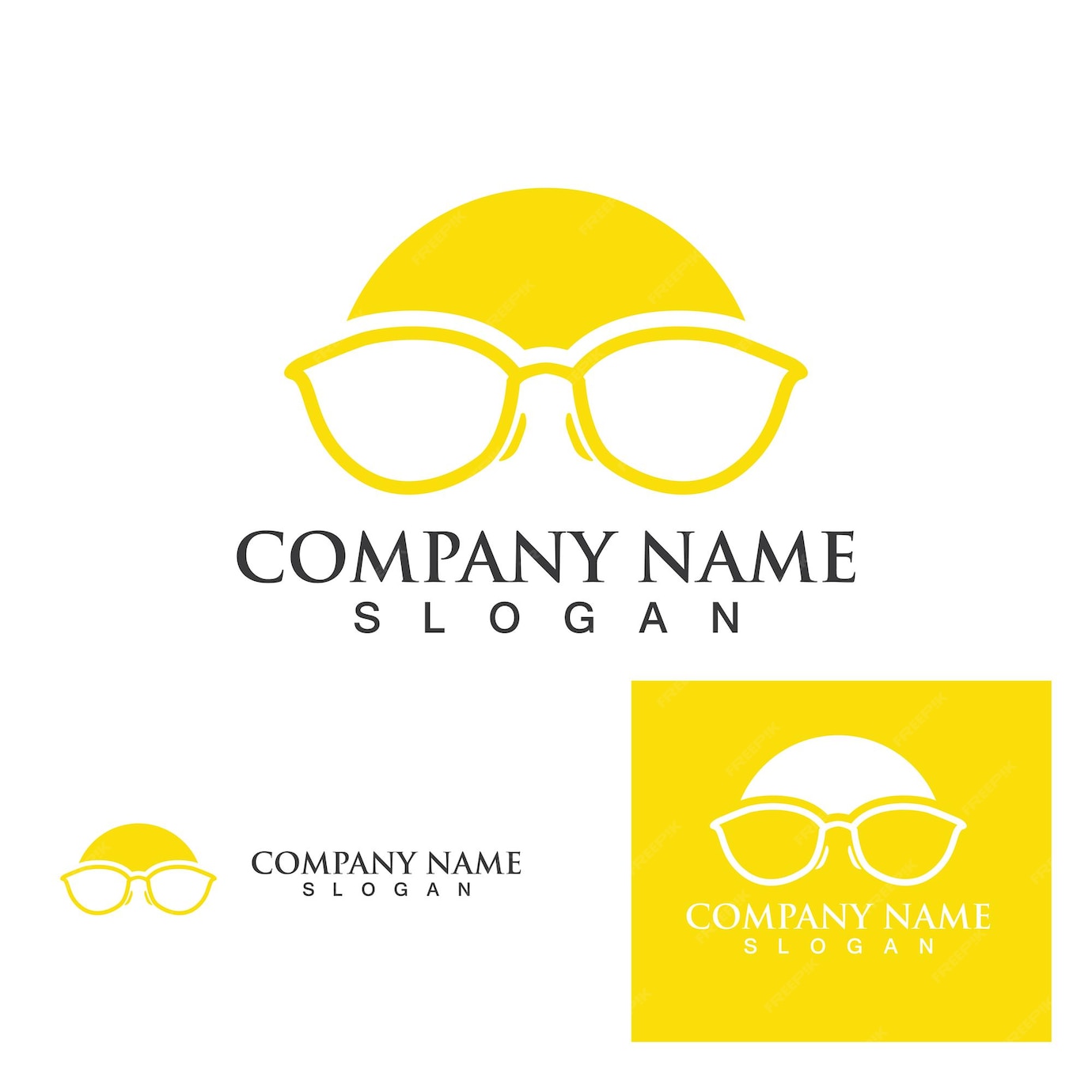 Premium Vector Eyeglasses Logo And Symbol Vector Image 