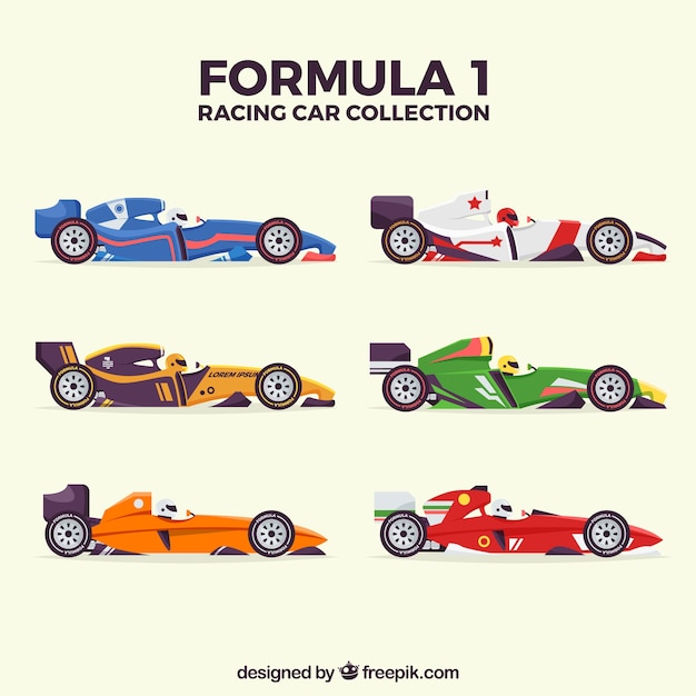F1 racing car collection