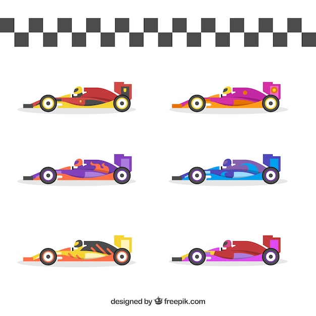 F1 racing car collection