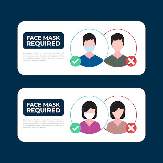 Download Free Face Mask Required Banner Template Premium Vector Use our free logo maker to create a logo and build your brand. Put your logo on business cards, promotional products, or your website for brand visibility.