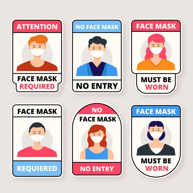 Download Free Download This Free Vector Face Mask Required Sign Collection Use our free logo maker to create a logo and build your brand. Put your logo on business cards, promotional products, or your website for brand visibility.