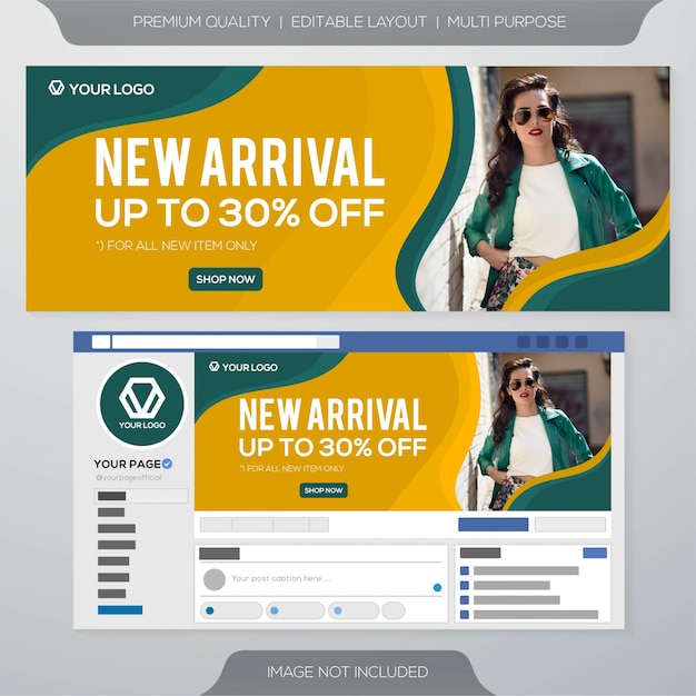 Download Free Facebook Cover Ads Template Design Premium Vector Use our free logo maker to create a logo and build your brand. Put your logo on business cards, promotional products, or your website for brand visibility.