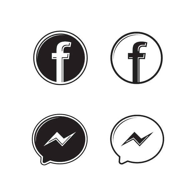 Download Free Facebook Logo Icon Set Premium Vector Use our free logo maker to create a logo and build your brand. Put your logo on business cards, promotional products, or your website for brand visibility.