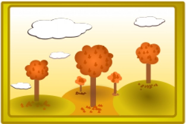 Fall landscape 3 Vector | Free Download