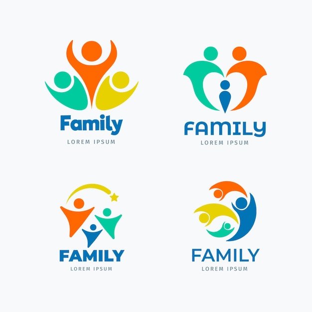 Download Family logo collection | Free Vector