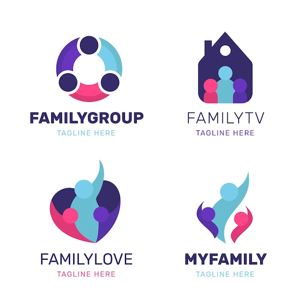 Download Free Download This Free Vector Family Logo Collection Use our free logo maker to create a logo and build your brand. Put your logo on business cards, promotional products, or your website for brand visibility.