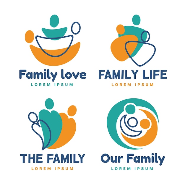 Download Free Family Logo Templates Collection Free Vector Use our free logo maker to create a logo and build your brand. Put your logo on business cards, promotional products, or your website for brand visibility.
