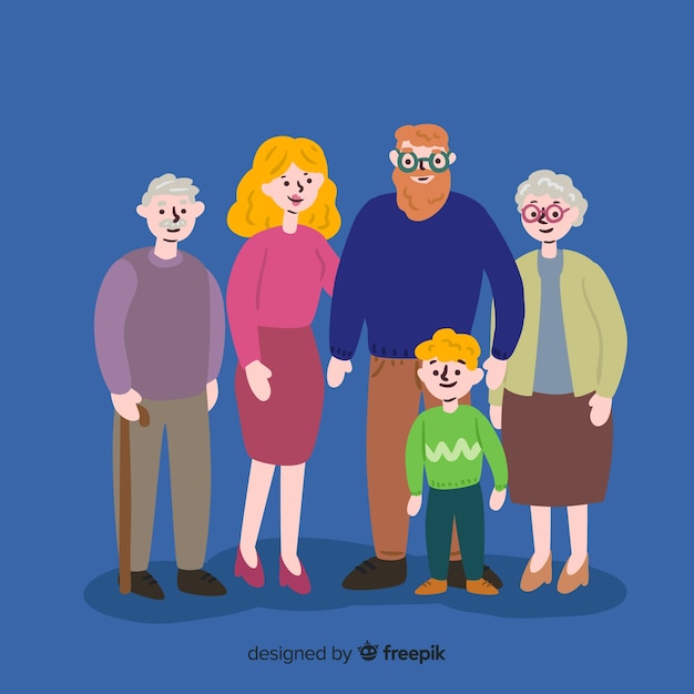 Download Family portrait Vector | Free Download