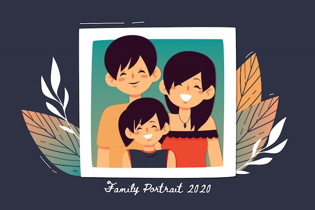 Download Family portrait Vector | Free Download