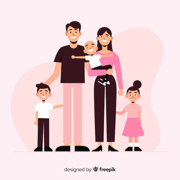 Download Family portrait | Free Vector
