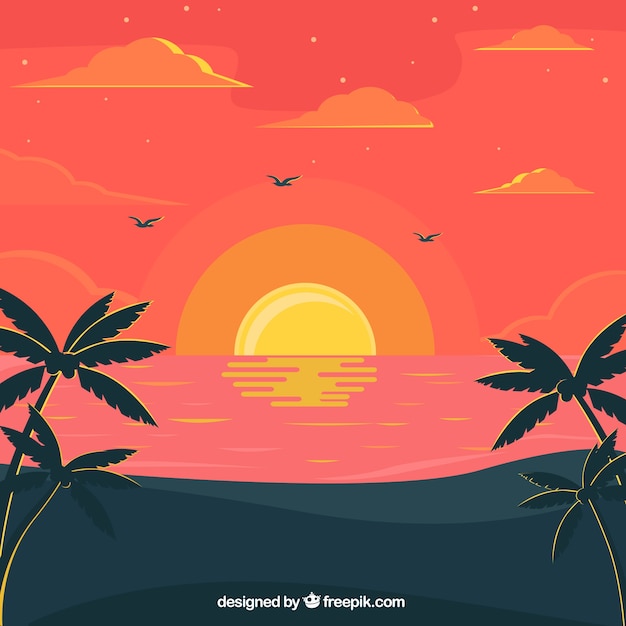 Sunset Vectors, Photos and PSD files | Free Download