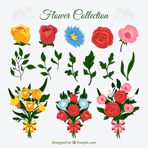 Download Fantastic flower decoration Vector | Free Download