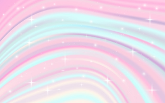 Fantasy Galaxy Background With Pastel Colors Premium Vector