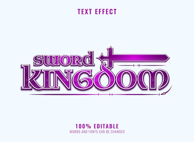 Premium Vector | Fantasy sword kingdom rpg game logo title in jrpg ...