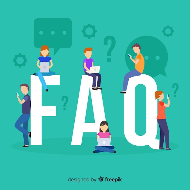 Free Vector Faq Concept 0463