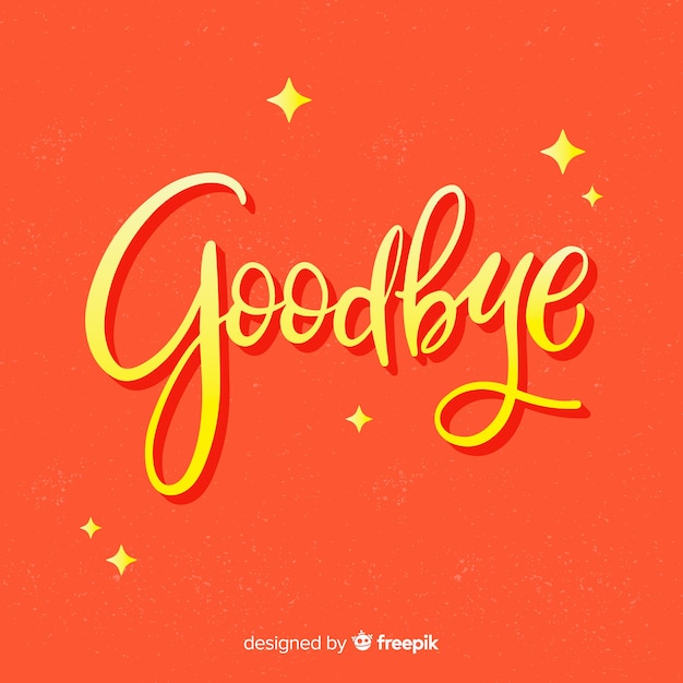 Free Vector | Farewell background