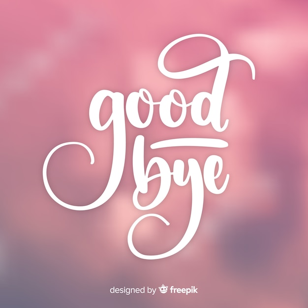 Free Vector | Farewell background