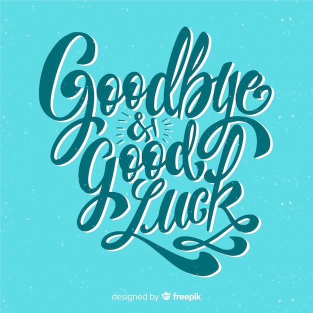 Free Vector | Farewell background