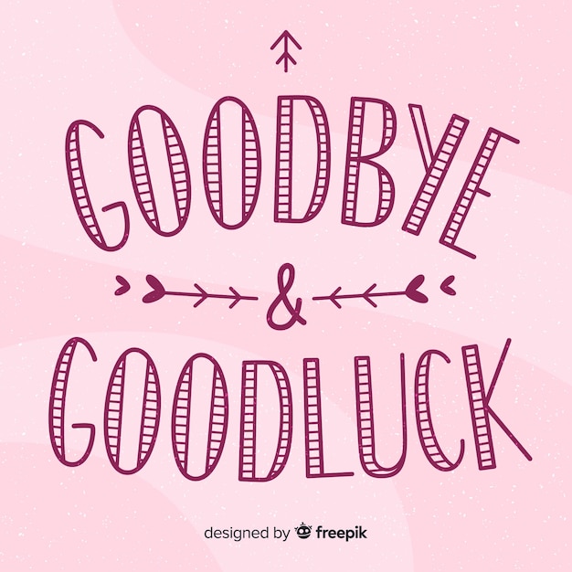 Farewell background | Free Vector