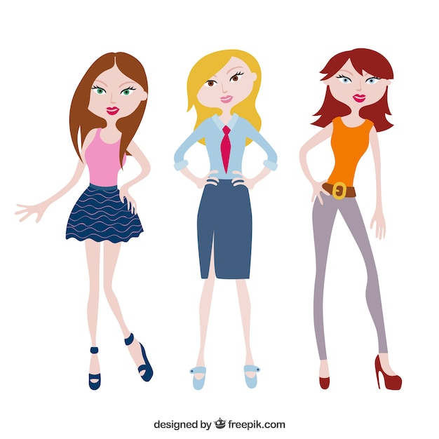 Fashion girls Vector | Premium Download