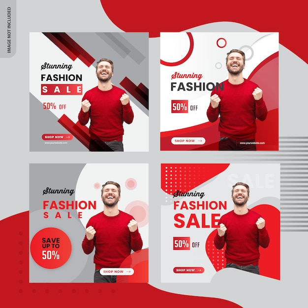 Premium Vector Fashion Sale Instagram Post Banner Design