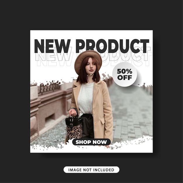 Premium Vector | Fashion sale instagram post banner template