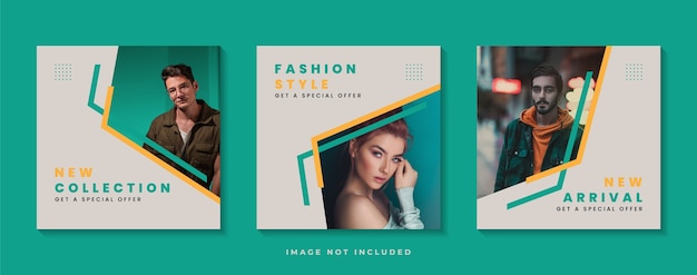 Premium Vector Fashion Store Social Media Post Template