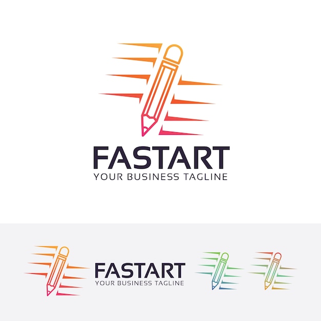 Download Free Fast Art Logo Template Premium Vector Use our free logo maker to create a logo and build your brand. Put your logo on business cards, promotional products, or your website for brand visibility.
