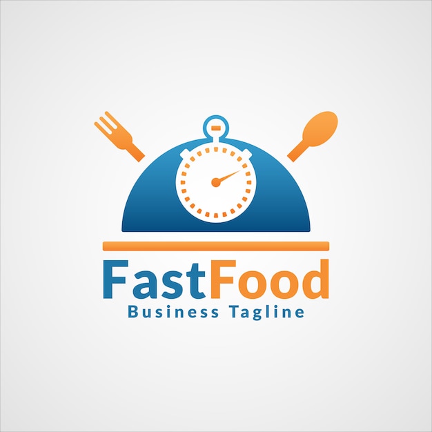 Fast Food Logo For Fast Food Service Restaurant Or Fast Food
