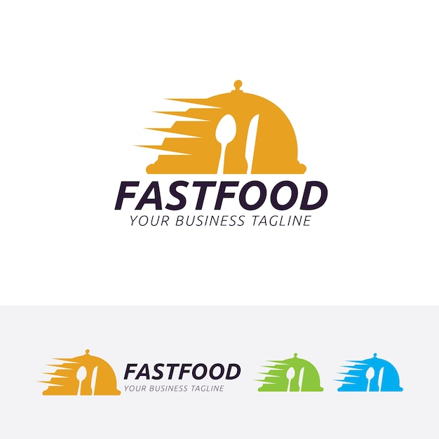Download Free Fast Food Logo Template Premium Vector Use our free logo maker to create a logo and build your brand. Put your logo on business cards, promotional products, or your website for brand visibility.