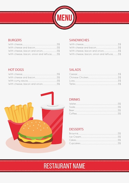 Free Catering Menu Templates Download