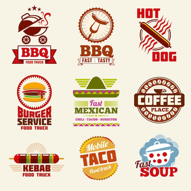 Download Free Fast Food Vector Logo Premium Vector Use our free logo maker to create a logo and build your brand. Put your logo on business cards, promotional products, or your website for brand visibility.