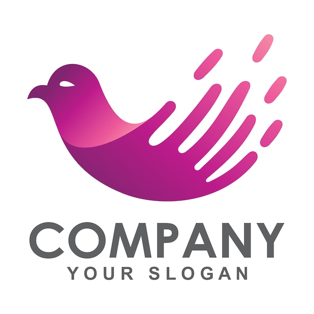 Download Free Fast Pigeon Logo Premium Vector Use our free logo maker to create a logo and build your brand. Put your logo on business cards, promotional products, or your website for brand visibility.