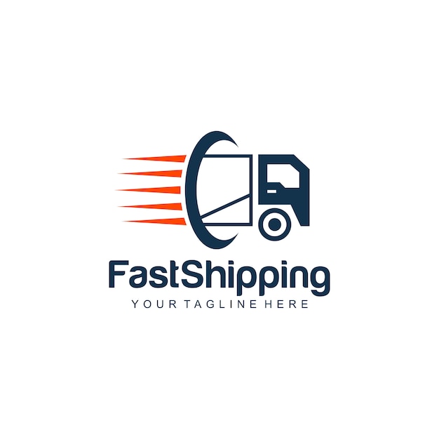 Premium Vector Fast Shipping Logo