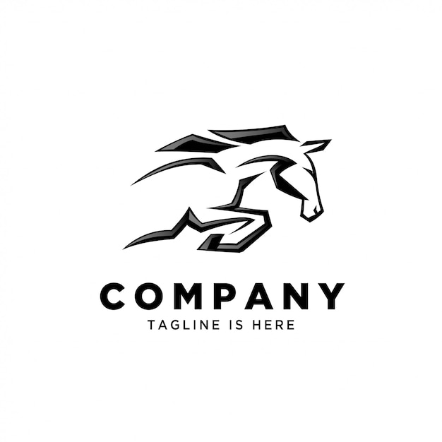 Download Free Fast Speed Jump Horse Logo Premium Vector Use our free logo maker to create a logo and build your brand. Put your logo on business cards, promotional products, or your website for brand visibility.